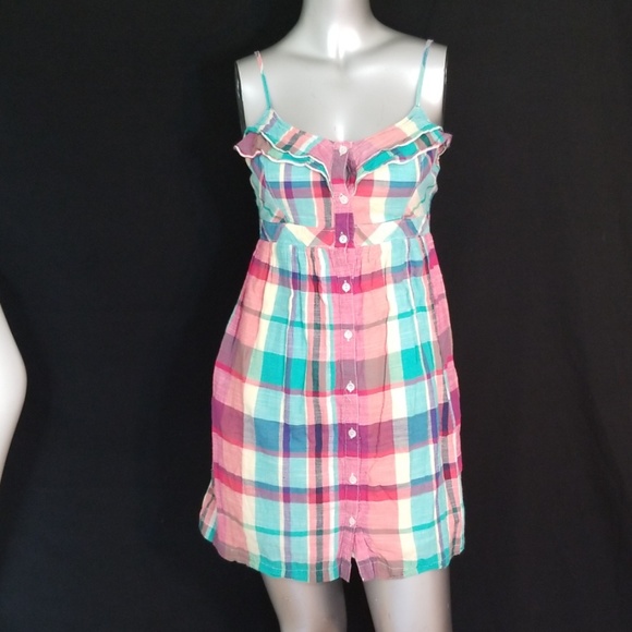 Aeropostale Dresses & Skirts - $3💟AERO BUTTON DOWN RUFFLE PLAID MINI ❤$3 BUNDLED